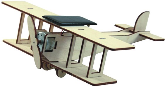 Biplan solaire en bois à construire